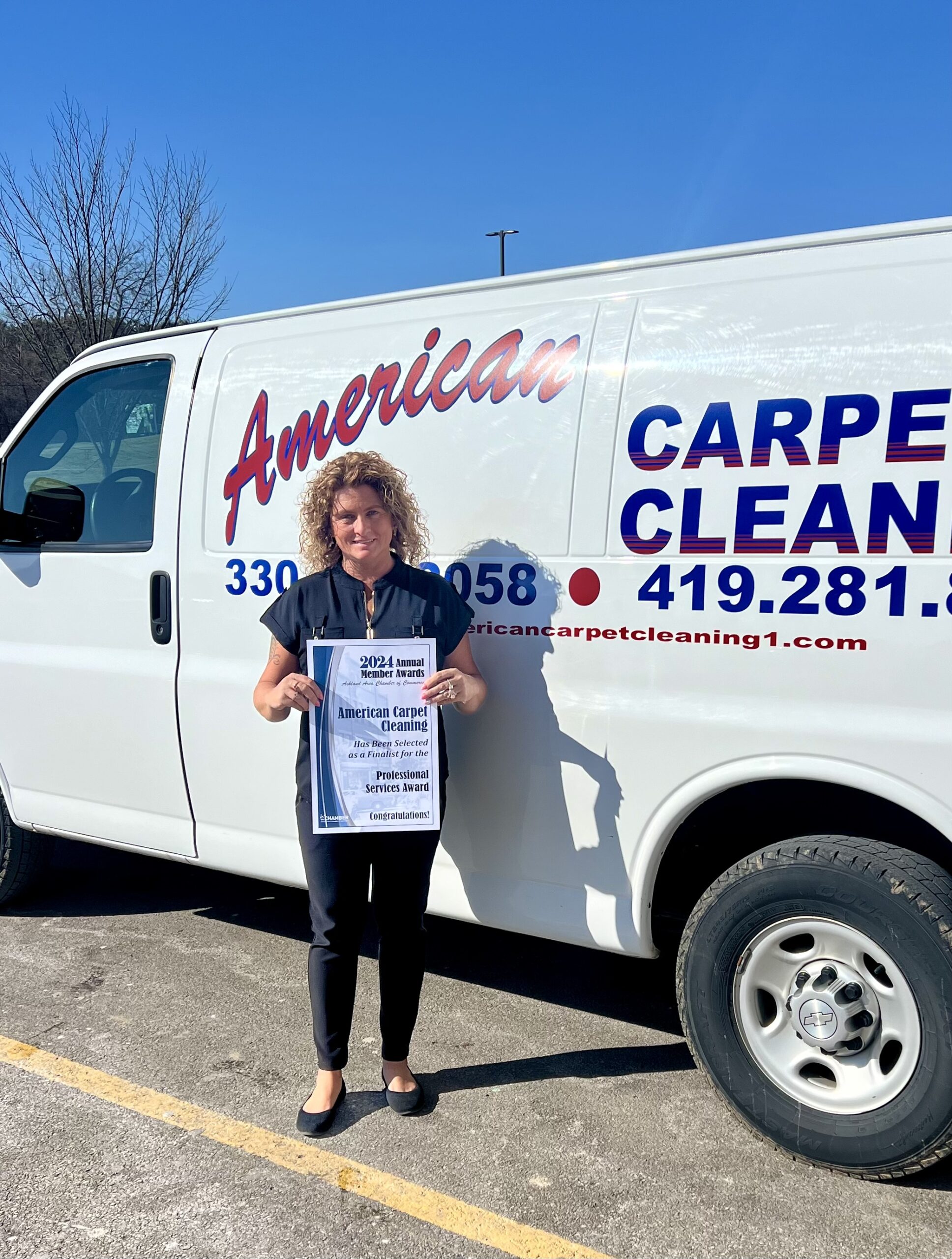 carpet cleaning vehicle with certifications